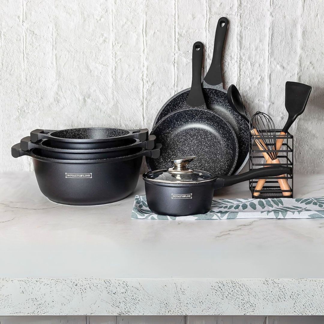 Batería de Cocina Completa – Elegancia, Rendimiento y Versatilidad