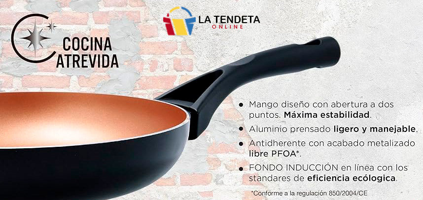 Cocina atrevida: Sartenes,asadora y cuchillos con utensilios de REGALO.