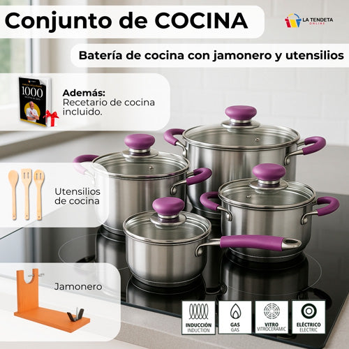 Batería Elitechef con jamonero