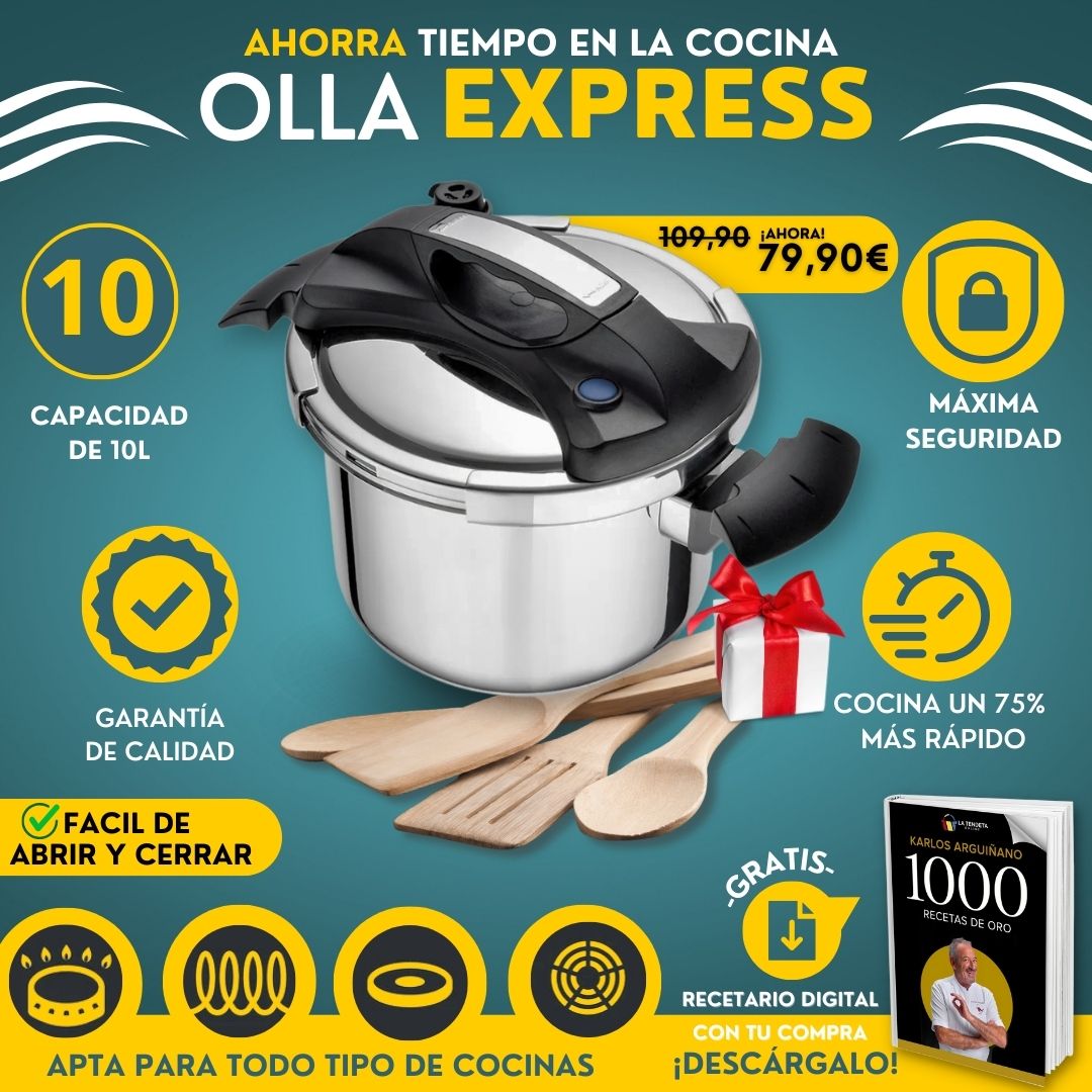 Olla a presión RL 10 Litros + Utensilios