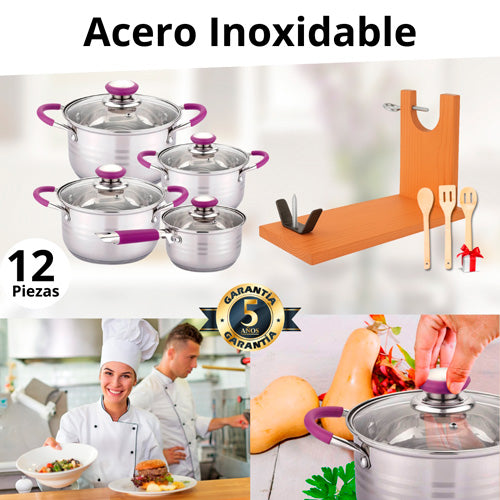 Batería Elitechef con jamonero