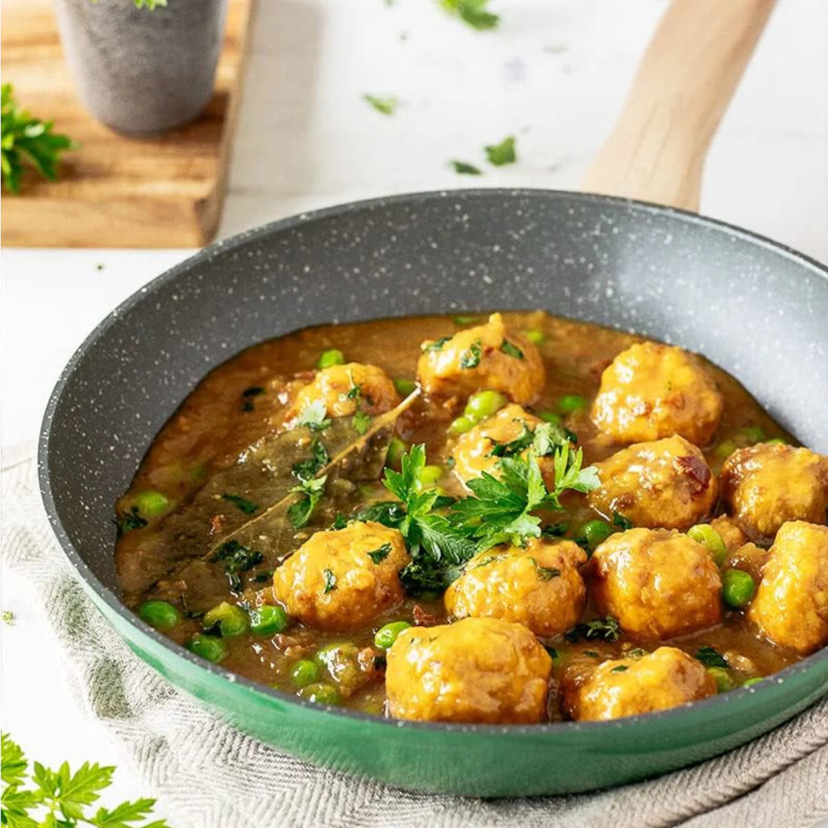 Pack 3 Sartenes Monix Amazonia + Utensilios de Bambú