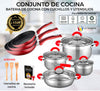 *Conjunto de bateria y sartenes Red*