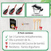 Olla a presión 4L con Set de Sartenes Antiadherentes.