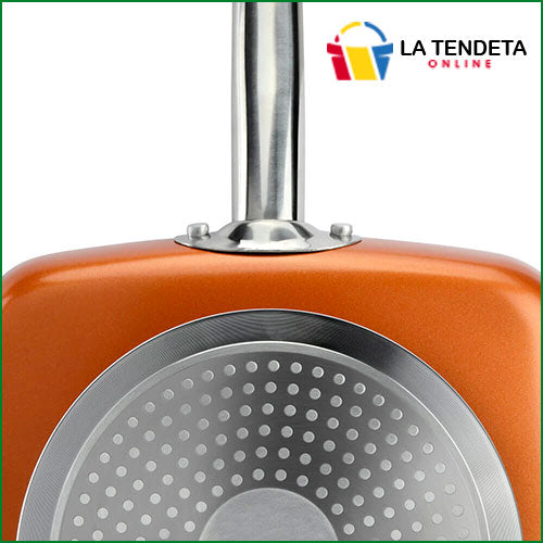 Batería de cocina color cobre (12 Piezas)