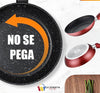 Juego sartenes con cuchillos y utensilios RL