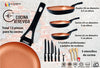 Cocina atrevida: Sartenes,asadora y cuchillos con utensilios de REGALO.