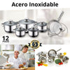 CK_Pack: Bateria cocina 12 piezas + Set cuchillos y utensilios + Recetario de 1.000 recetas (Copia)