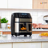Freidora de Aire 8L Multisusos + Set de Cuchillos y Utensilios de Cocina