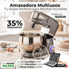 Amasadora Multifunción Gris | Regalo Set Cuchillos + Utensilios